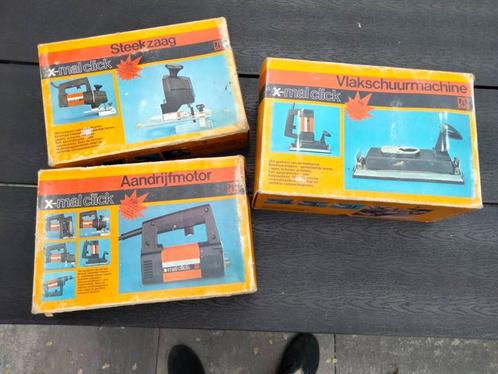 Vlakschuurmachine en Steekzaag met aandrijfmotor. Combiset, Doe-het-zelf en Verbouw, Gereedschap | Schuurmachines, Gebruikt, Vlakschuurmachine