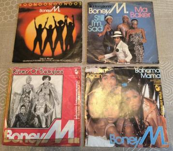 Boney M - 8 singles voor 4 € beschikbaar voor biedingen
