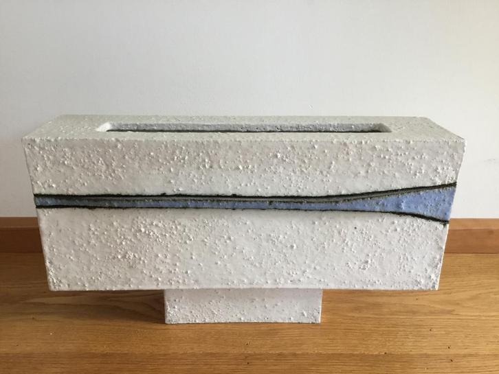 Keramiek blokvaas van Jan de Rooden, Antiek en Kunst, Antiek | Keramiek en Aardewerk, Ophalen