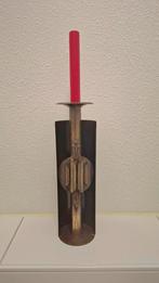 Brutalist Handgemaakte Metalen Kandelaar Czeslaw Palczewski, Ophalen of Verzenden, Metaal, Minder dan 25 cm