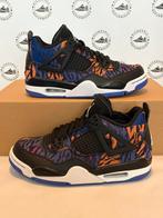 Air Jordan 4 Retro Black ‘Rush Violet’ GS Maat 38 Kind, Jongen of Meisje, Schoenen, Ophalen of Verzenden, Zo goed als nieuw