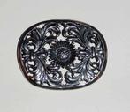 Broche Zonnebloem Filigrain Krullen Zilver Margriet, 4 tot 7 cm, Verzenden, Zo goed als nieuw, Zilver