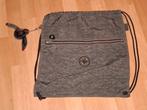 Kipling grijze rugzak gymtas met Aapje, Ophalen of Verzenden, Zo goed als nieuw, Kipling