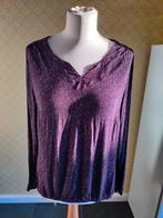 Didi 42 paarse top met 'panterprint' stipjes, Kleding | Dames, Tops, Paars, Maat 42/44 (L), Ophalen of Verzenden, Zo goed als nieuw