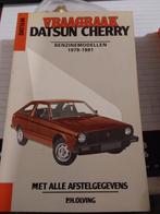 Vraagbaak Datsun Cherry benzinemodellen 1979-1981, Ophalen of Verzenden