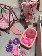 Poppen Accessoires Set + Pop & Kleding, Kinderen en Baby's, Speelgoed | Poppen, Ophalen, Gebruikt, Babypop