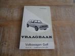Volkswagen Golf MK1 - Vraagbaak Werkplaatshandboek NL-Boek, Boeken, Auto's | Boeken, Verzenden, Gelezen, Volkswagen