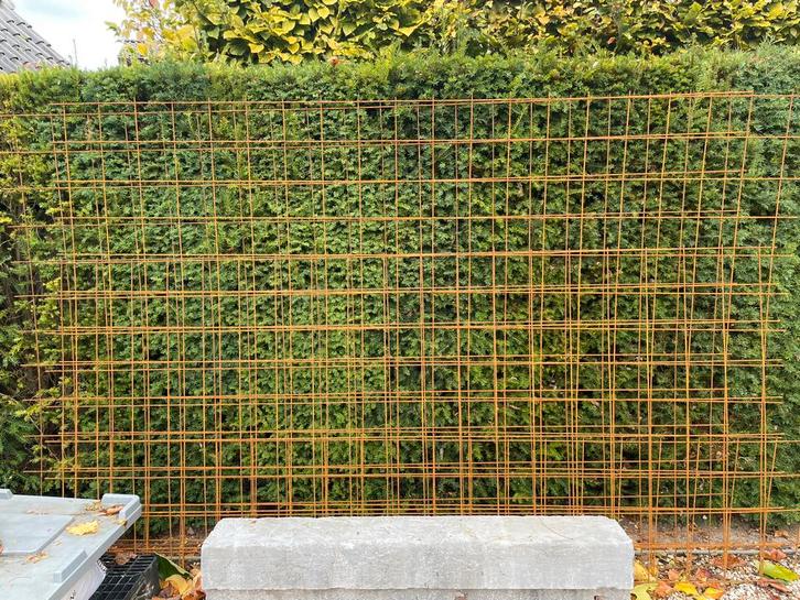 Betonstaal matten 2 stuks, Tuin en Terras, Gaas en Draad, Nieuw, 10 tot 20 meter, Ophalen