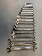 Hazet 600N ringsteeksleutelset inch maten 18-delig, Auto diversen, Autogereedschap, Ophalen, Gebruikt