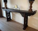 Oosterse vintage  houten sidetable altaar, Ophalen, Gebruikt, Vintage, 200 cm of meer
