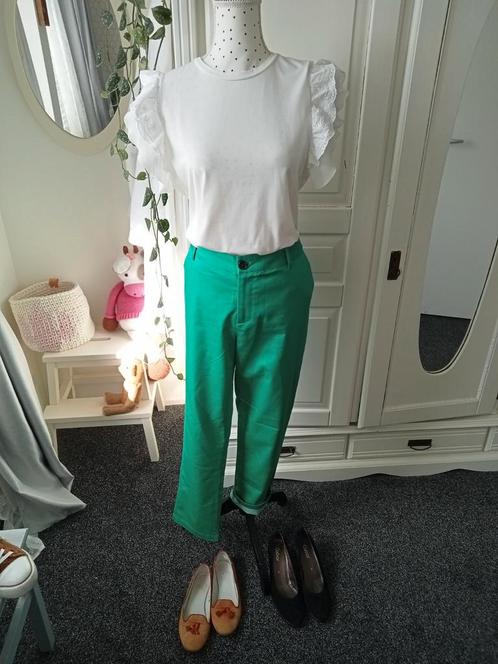 Culture " Broek maat 44 ", Kleding | Dames, Broeken en Pantalons, Nieuw, Maat 42/44 (L), Groen, Lang, Ophalen of Verzenden