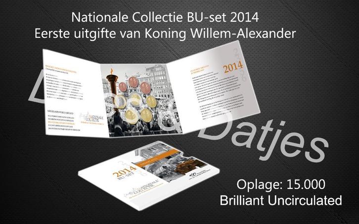 BU set 2014 Nederland - Nationale collectie - Euromunten KNM, Postzegels en Munten, Munten | Nederland, Euro's, Koningin Beatrix