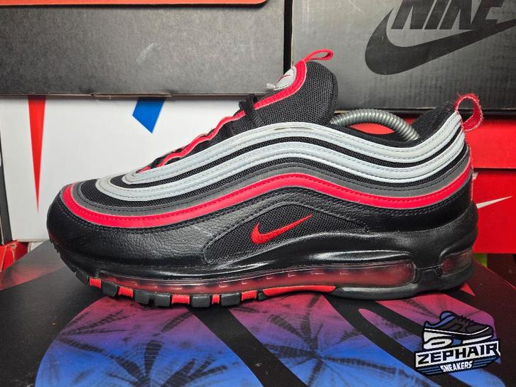 Nike Air Max 97 'Reflective Bred' EU41 2019, Kleding | Heren, Schoenen, Gedragen, Sneakers of Gympen, Zwart, Ophalen of Verzenden
