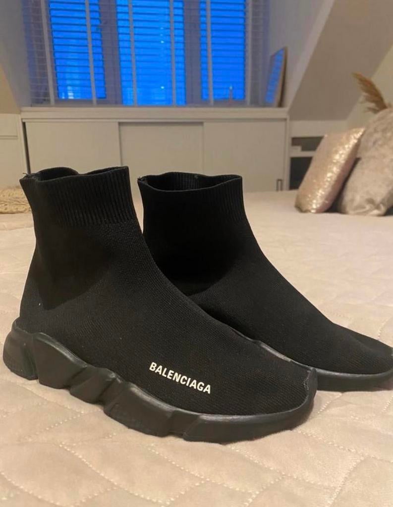 Balenciaga Speed Sneakers Zwart Maat 40, Kleding | Dames, Schoenen, Ophalen of Verzenden, Zo goed als nieuw, Zwart, Sneakers of Gympen