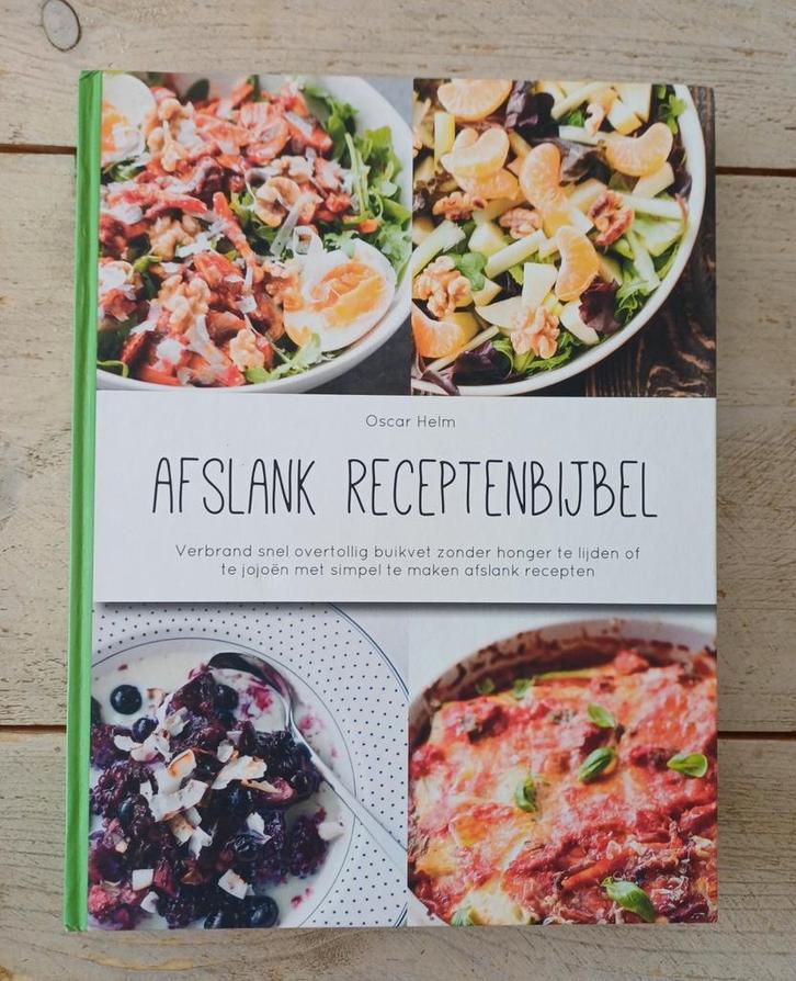 Oscar Helm - Afslank receptenbijbel, Boeken, Kookboeken, Zo goed als nieuw, Ophalen of Verzenden