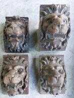 Vintage Houten Leeuwenkop Decoratie, Verzenden
