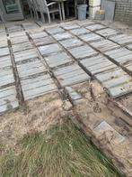 Tuintegels 50x50, Tuin en Terras, Ophalen, Gebruikt, 10 m² of meer, Beton