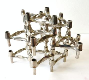 Vintage BMF kandelaar Fritz Nagel chroom 60's beschikbaar voor biedingen