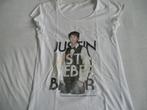 Kinderkleding: t-shirt Justin Bieber, Ophalen of Verzenden, Zo goed als nieuw, Meisje, Shirt of Longsleeve