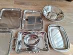 Alessi Italy schalen servies rvs vintage, Ophalen, Gebruikt