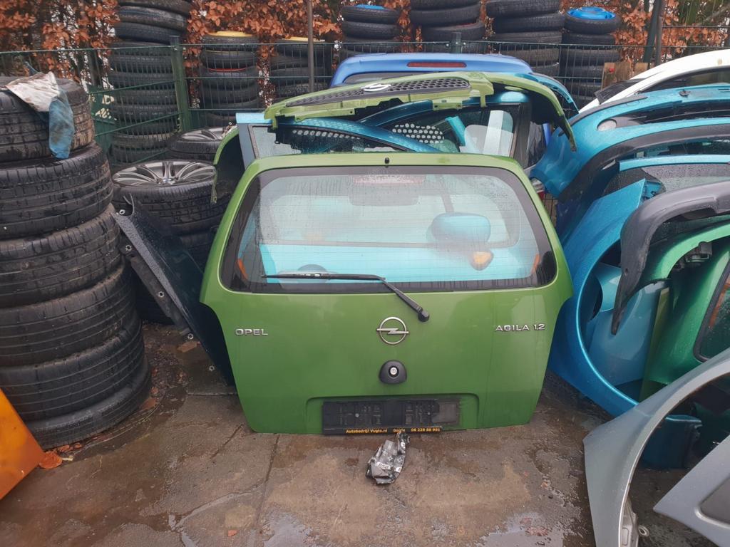 OPEL AGILA  A  ACHTERKLEP BJ 2002 TOT 2007, Gebruikt, -, Ophalen of Verzenden, Achter