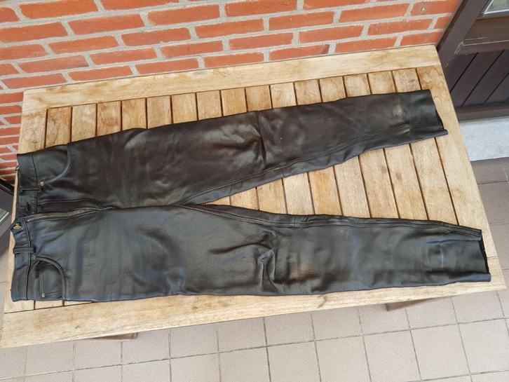 LEDEREN BROEK PANTHER, Motoren, Kleding | Motorkleding, Broek | leer, Dames, Heren, Kinderen, Tweedehands, Ophalen of Verzenden