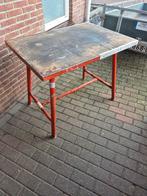 Stevige  inklapbare werkbank, Ophalen, Gebruikt, 70 tot 120 cm, Inklapbaar