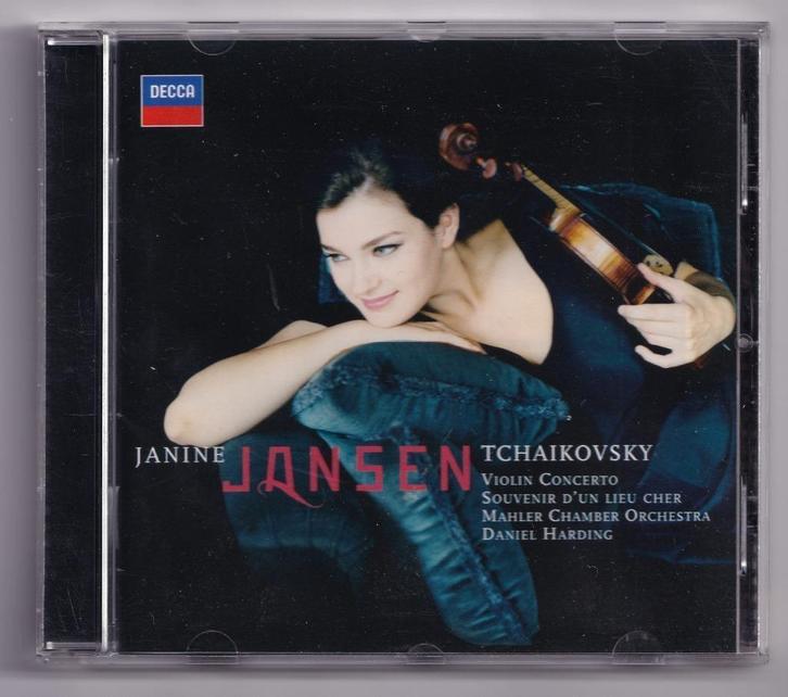 CD Janine Jansen - Tchaikovsky Violin Concerto, Cd's en Dvd's, Cd's | Klassiek, Zo goed als nieuw, Orkest of Ballet, Romantiek