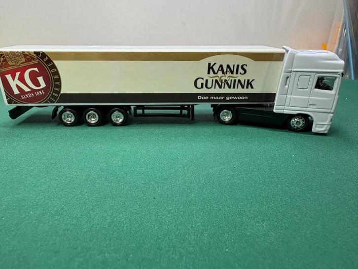 DAF 95XF met Kanis& Gunnink oplegger IMG6890/1/2/3/4, Hobby en Vrije tijd, Modelauto's | 1:50, Nieuw, Bus of Vrachtwagen, Overige merken