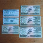 5 Chon t/m 50 Won 1988 Noord Korea (Capitalist Notes), Postzegels en Munten, Bankbiljetten | Azië, Verzenden, Oost-Azië, Setje