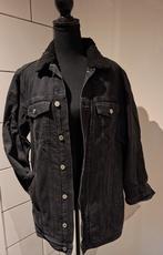 Gevoerde spijkerjack, Kleding | Dames, Jassen | Winter, H&M, Zwart, Ophalen of Verzenden, Maat 36 (S)