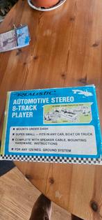 Realistic Stereo 8 Track Speler - Compleet in Doos!, Verzenden