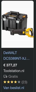 Dewalt reciprozaag dcs389 54v flex, Doe-het-zelf en Verbouw, Gereedschap | Zaagmachines, Ophalen, Gebruikt, 70 mm of meer, 600 tot 1200 watt