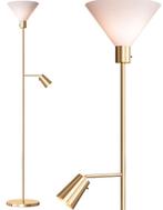 IKEA Flugbo vloerlamp - Stijlvol en functioneel, Huis en Inrichting, Lampen | Vloerlampen, Ophalen, Zo goed als nieuw, Metaal