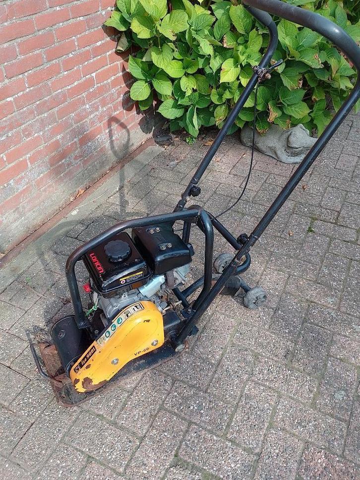Trilplaat Lumag VP 60, Tuin en Terras, Hand-tuingereedschap, Gebruikt, Overige soorten, Ophalen of Verzenden