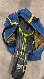 Badminton set 4 rackets + net, Sport en Fitness, Ophalen, Zo goed als nieuw, Racket(s)