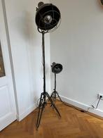 Hippe vloerlamp stalamp set van twee, Ophalen, Zo goed als nieuw, Metaal, 150 tot 200 cm