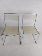 2 x italian "jodi" spaghetti chairs by sintesi, Ophalen of Verzenden, Zo goed als nieuw, Hout