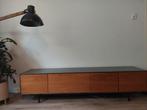 Tv-meubel van walnootfineer, Ophalen, Gebruikt, 25 tot 50 cm, 200 cm of meer