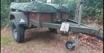 Aanhanger legeraanhanger groot met dekzeil Levacq TLR 1 ton, Auto diversen, Aanhangers en Bagagewagens, Ophalen