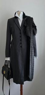 Scapa lange blazer koetsiersjas grijs  38/40, Kleding | Dames, Jasjes, Kostuums en Pakken, Maat 38/40 (M), Pauw Scapa, Verzenden