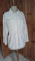 *Prachtige linnen parka linnen zandkleur, Kleding | Dames, Jassen | Zomer, Beige, Ophalen of Verzenden, Zo goed als nieuw, Maat 36 (S)