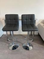 Bar krukken en bar tafel, Ophalen, In hoogte verstelbaar, 60 tot 90 cm, Leer