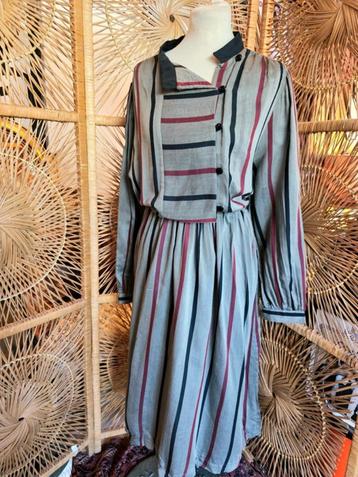 YatvaVintage: YV386: Vintage 80's Petri Dress Jurk  beschikbaar voor biedingen
