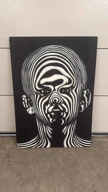 Schilderij op gespannen doen beschikbaar voor biedingen
