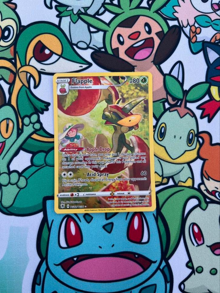 Flapple TG02/TG30, Hobby en Vrije tijd, Verzamelkaartspellen | Pokémon, Zo goed als nieuw, Losse kaart, Foil, Verzenden