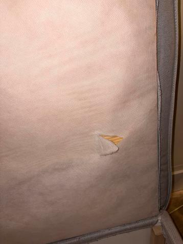 Poef van ikea kivik in lichtgrijs - afbeelding 3