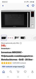 Inventum MN255c Combimagnetron nieuw in doos, Ophalen, Nieuw, Vrijstaand, 45 tot 60 cm