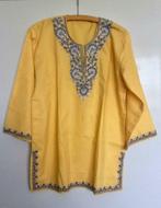 een mooie gele Indiase zomer blouse, Ophalen of Verzenden, Zo goed als nieuw, Geel