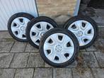 Stalen velgen met All Season banden - Set voor Renault Clio, Gebruikt, 16 inch, Banden en Velgen, All Season